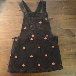GYMBOREE Girls Pumpkin Corduroy Jumper - Perfect Pumpkin - Brown - 5T